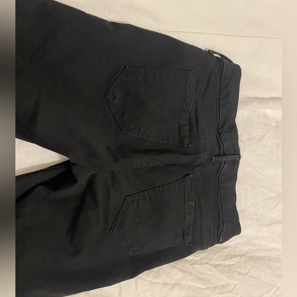 Mother The Looker in Not Guilty Black Skinny Stretch Denim Jeans Womens Size 25 - Picture 7 of 8